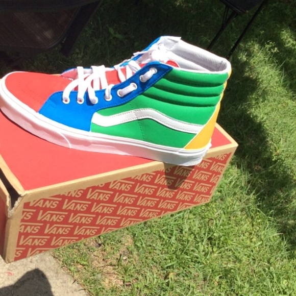 Custom Rainbow Vans - Picture 2 of 3